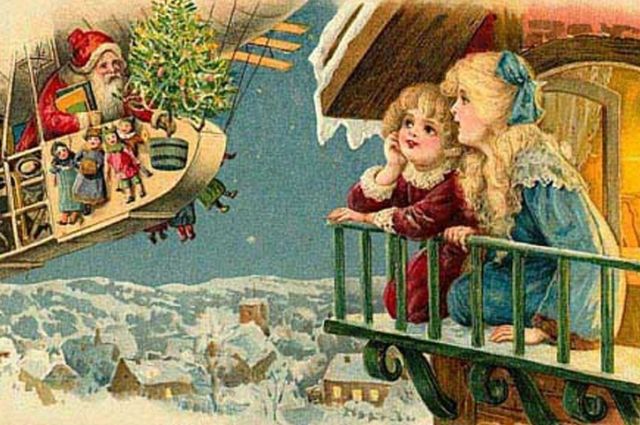 Дети всегда с нетерпением ждали подарков от Деда Мороза.