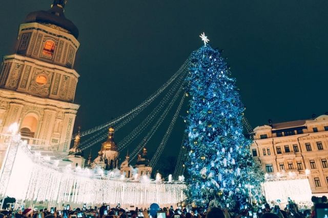 Киевские власти поделились новогодней программой на Софийской площади 