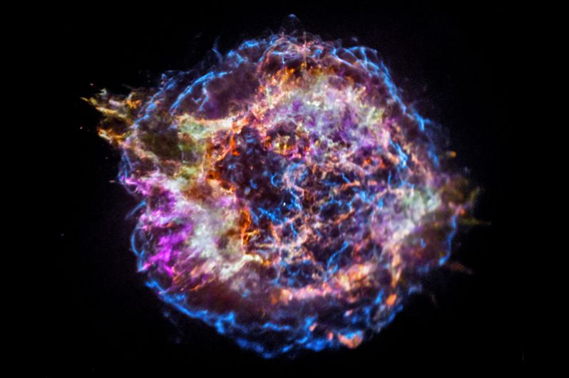 Кассиопея A — остаток сверхновой в созвездии Кассиопея.