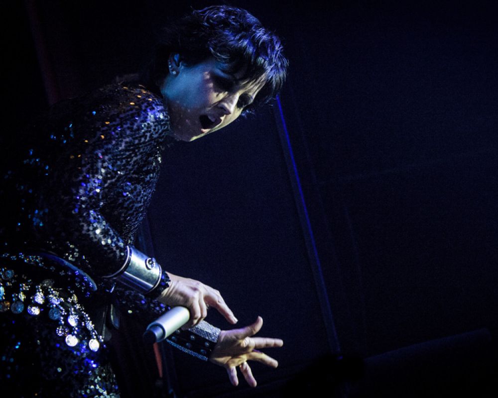 Долорес О'Риордан выступает с The Cranberries в Торонто, Канада. 9 мая 2012 года.