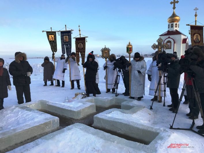 В Ханты-Мансийске место для крещенских купаний не меняется уже несколько лет