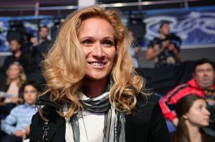 Трехкратная олимпийская чемпионка по синхронному плаванию Мария Киселева.