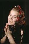 Людмила Сенчина, солистка Ленинградского концертного оркестра под управлением Анатолия Бадхена. 1978 год.