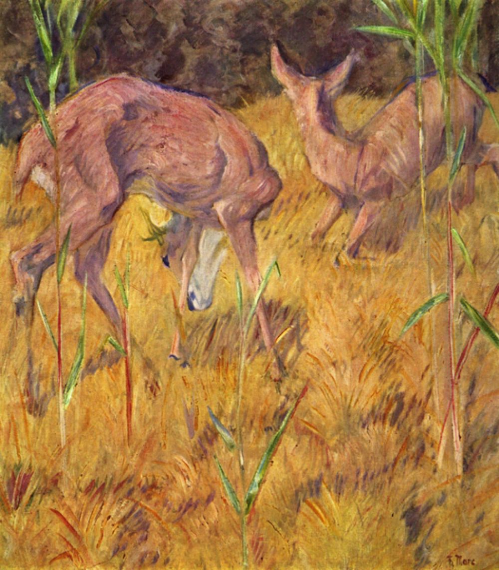 «Косули в камышах», 1909 год.