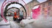 Снегоуборочная техника во время снегопада в Москве.