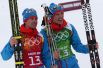 Серебро: Максим Вылегжанин и Никита Крюков (лыжные гонки, командный спринт).