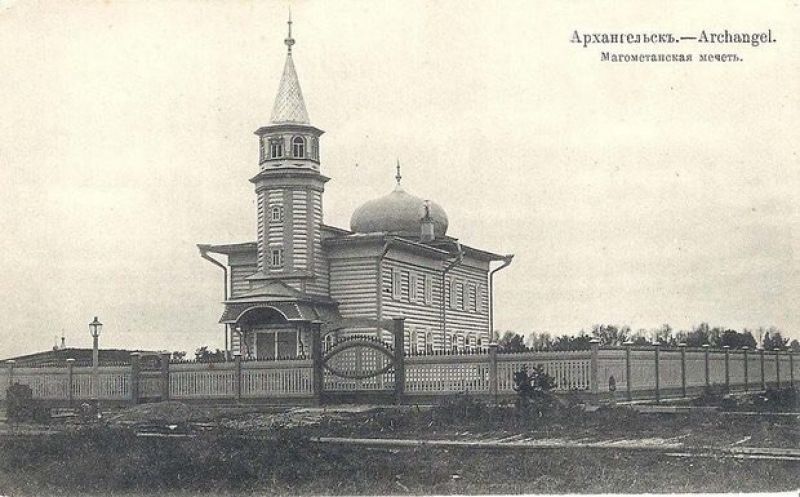 Так мечеть выглядела в прошлом.