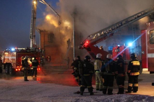 В пострадавшем от пожара здании находится отдел Алтайского краеведческого музея