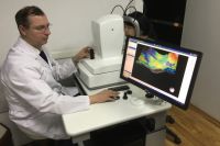 Обследование на когерентном оптическом томографе с ангиографической приставкой.