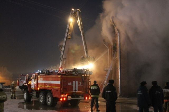 Пожар в здании центра ветеринарии произошёл в январе 2016 года в городе Тарко-Сале. 