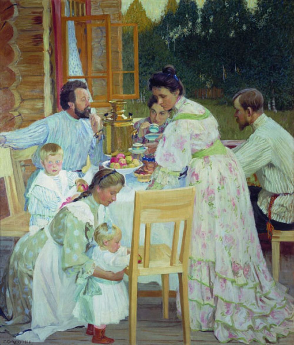 «На террасе» (1906).