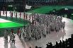 Cборная России во время церемонии открытия Олимпиады.