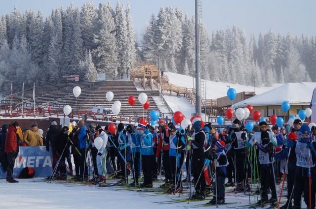 Около 1000 лыжников участвовали в соревнованиях