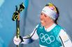 Первое «золото» Олимпиады-2018 выиграла шведка Шарлотт Калла. Спортсменка стала лидером в скиатлоне (лыжная гонка 7,5+7,5 км).