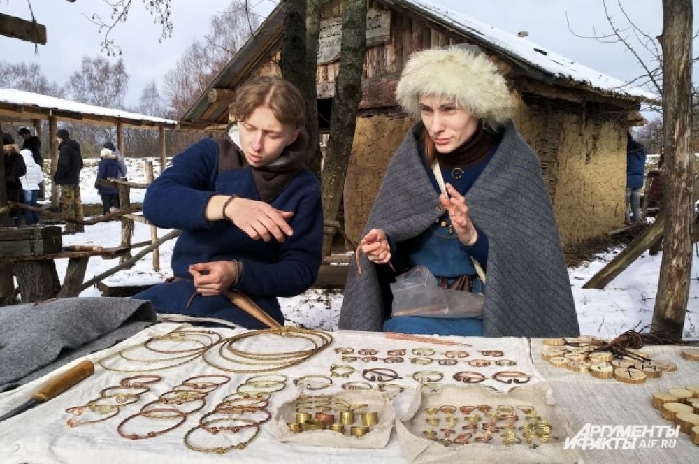 «Ювелирная» мастерская в деревне викингов.