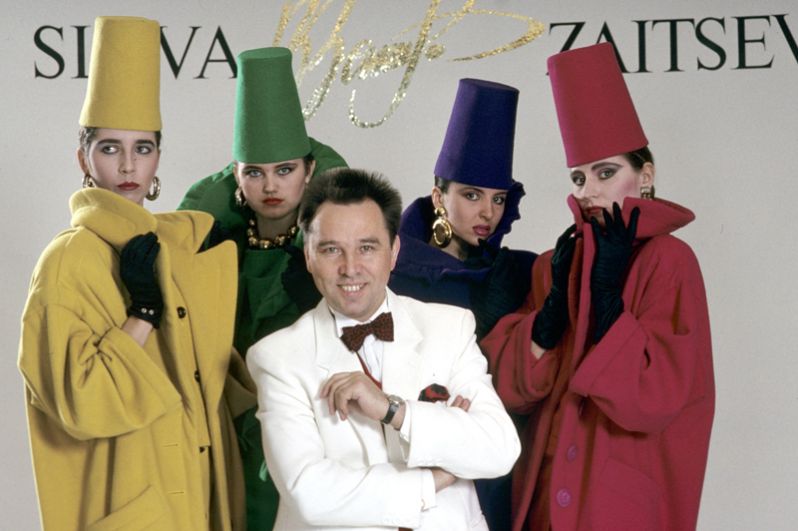 Модельер Вячеслав Зайцев. 1993 год.