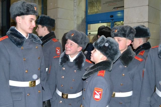 На встречу едут 20 кадет 8 – 10 классов Пермского кадетского корпуса  