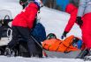 Первый финальный день Кубка по ски-кроссу не обощелся без травм. Спортсмен из Канады Мэтью Людюк получил травму колена, которая потребовала эвакуации с соревновательной трассы.