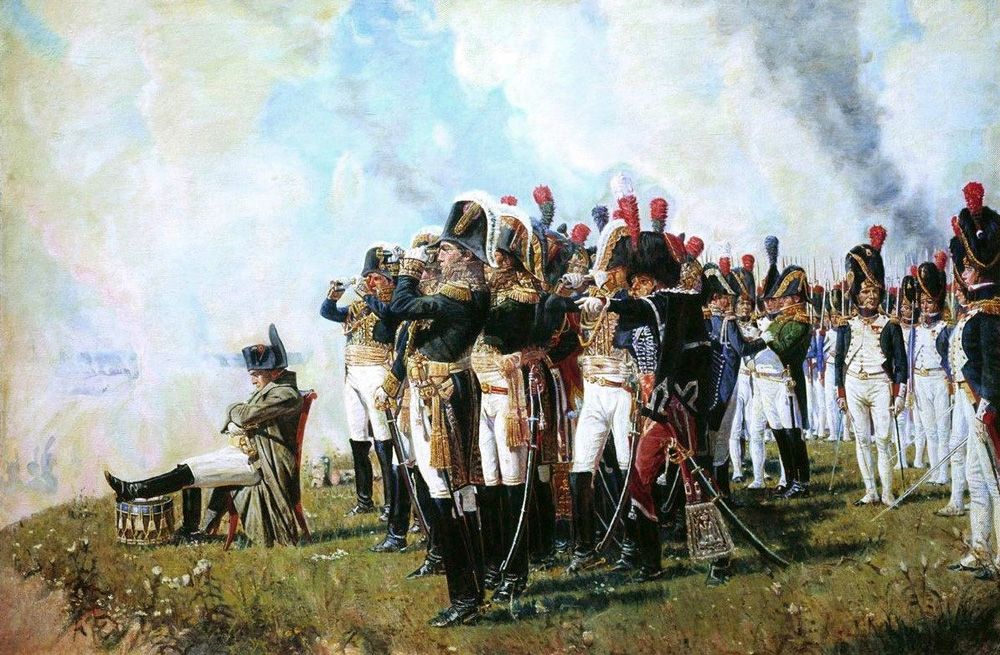 Василий Верещагин, «Наполеон на Бородинских высотах», 1897 г.
