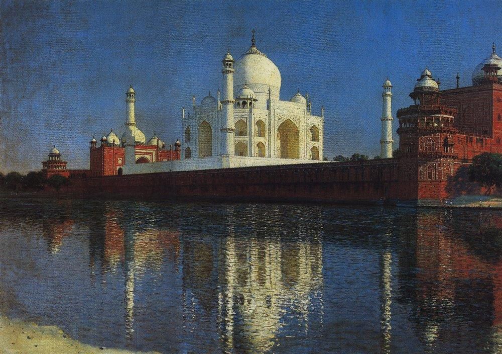 Василий Верещагин, «Мавзолей Тадж Махал близ Агры», 1874-1876 гг.