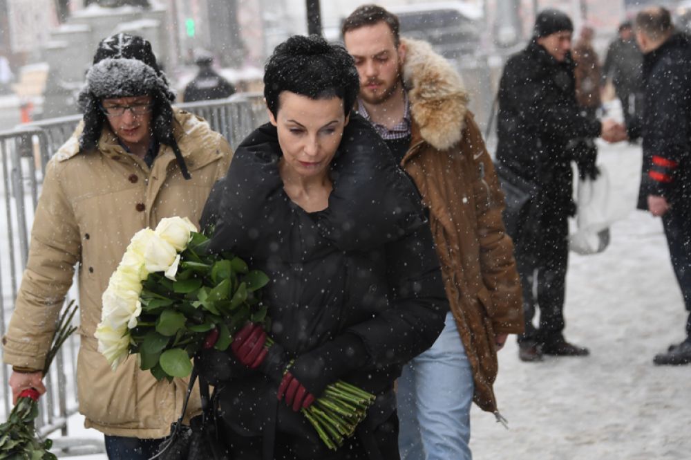 Директор Театра на Таганке, актриса Ирина Апексимова.