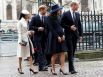 Британский принц Гарри, его невеста Меган Маркл, принц Уильям и герцогиня Кэтрин Кембриджская в День Содружества в Вестминстерском аббатстве в Лондоне.