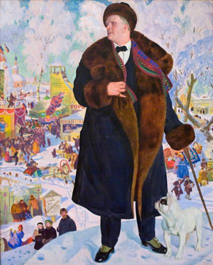 Борис Кустодиев «Портрет Ф. И. Шаляпина», 1922 год.