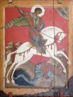 Всего коллекция Русского музея составляет порядка 5 тысяч икон XII-начала XX века. На фото: Чудо Георгия о змие, XV век.
