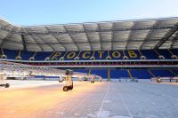 Строящийся футбольный стадион «Ростов Арена» в Ростове-на-Дону.