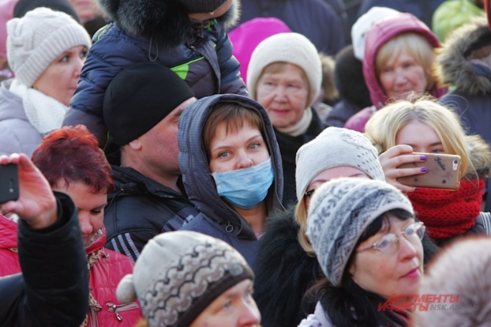 На концерт приходили целями семьями