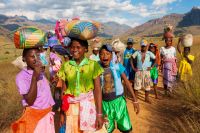 Жители острова Мадагаскар.
