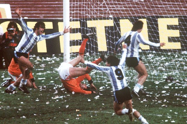 ЧМ-1978: финальный матч Аргентина-Голландия.