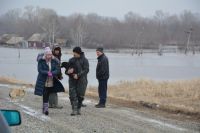 Жители посёлка Позаймище Курьинского района, полностью эвакуированного из-за паводка, не оставляют на произвол стихии своих домашних любимцев. 
