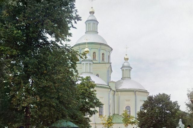 фото Свято-Троицкого мужского монастыря С.М.Прокудина-Горского, 1911 год