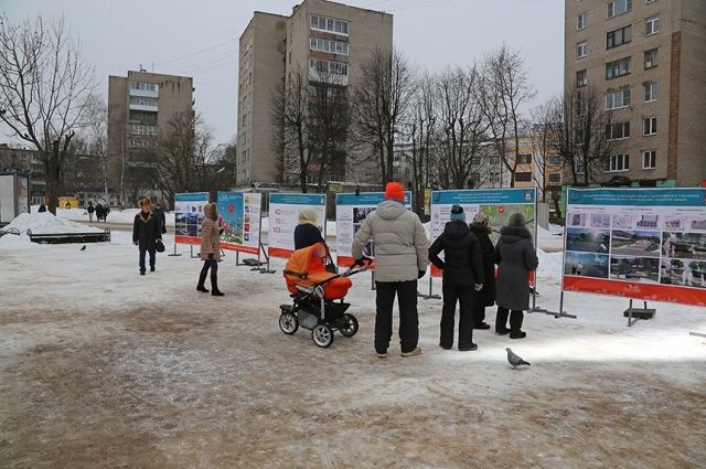 Жители Смоленска знакомятся с дизайн-проектами будущего благоустройства.