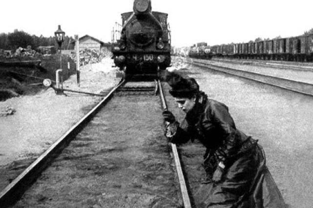 Кадр из фильма режиссера Владимира Гардина, 1914 год.