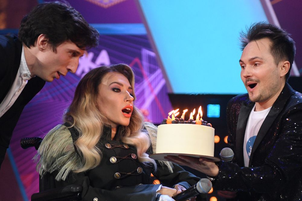 Певица Юлия Самойлова на российской pre-party конкурса «Евровидение-2018».