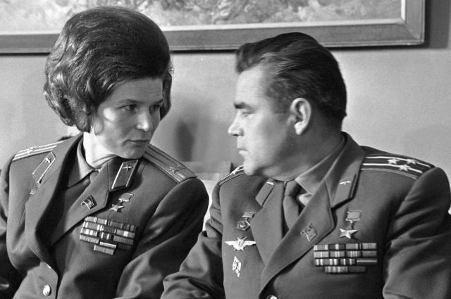 Валентина Терешкова и Андриян Николаев, 1969 г.