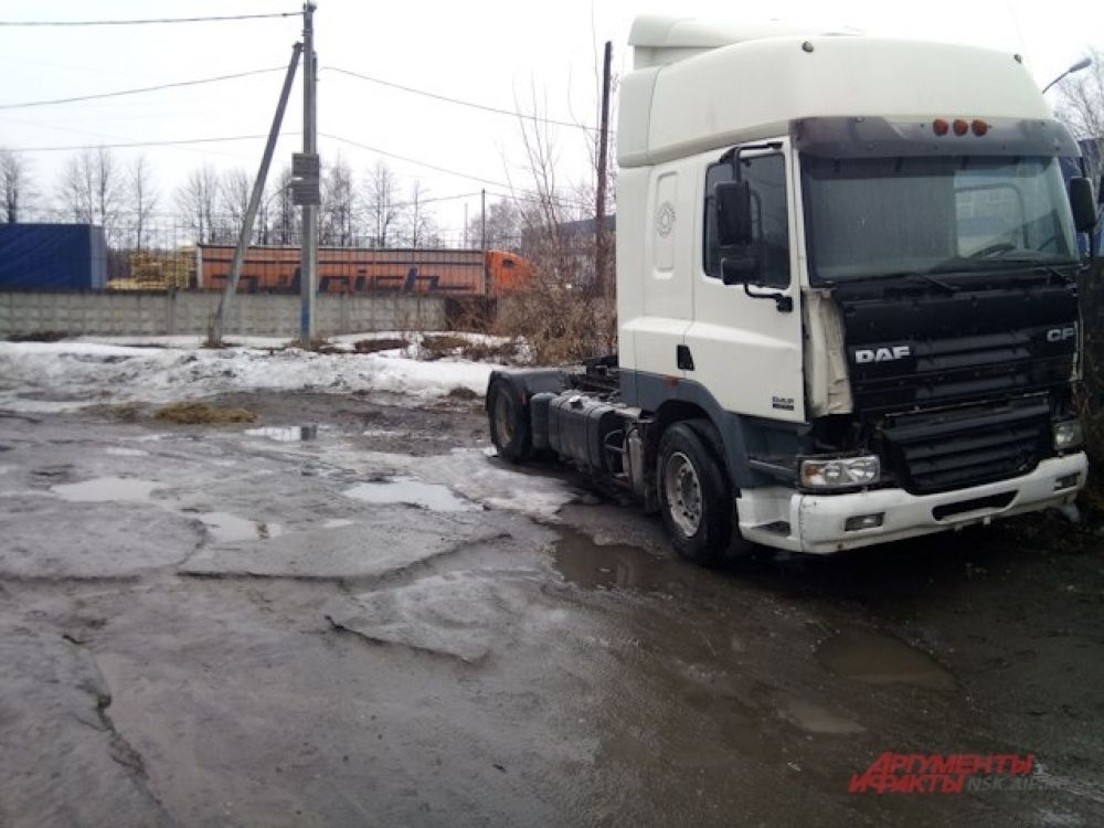 Дорога в районе ОРМЗ.