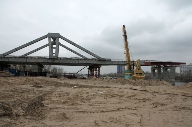 Строительство фрунзенского моста 2