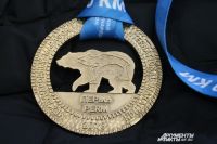 На медали Пермского международного марафона изображён медведь из древнего календаря