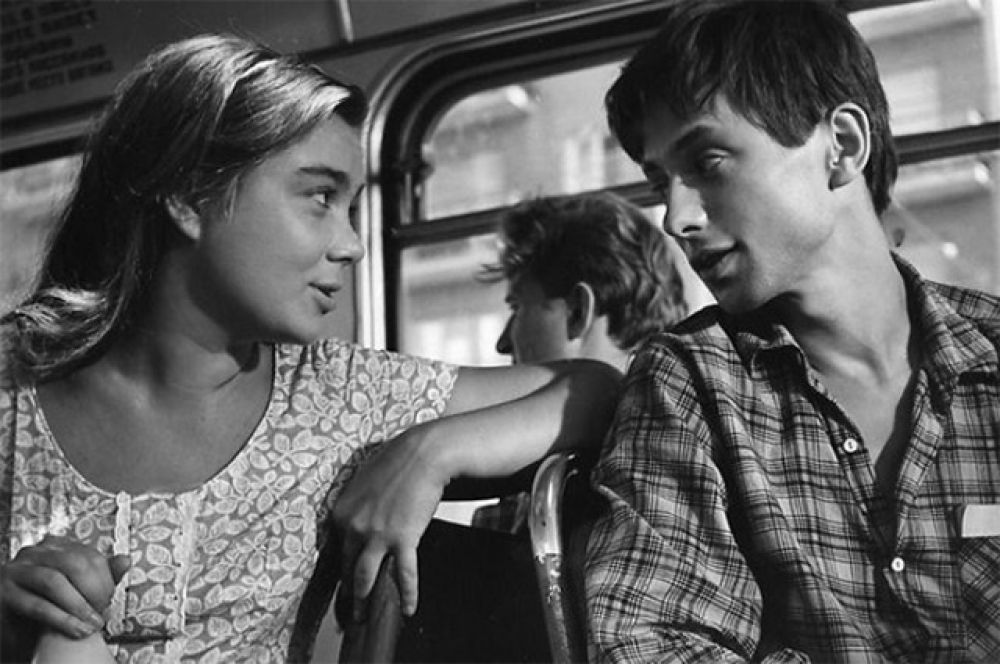 Нина Дорошина в фильме «Первый троллейбус», 1963 г.