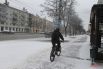 На велосипеде по апрельскому снегу