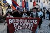 Марш армян в Иерусалиме.