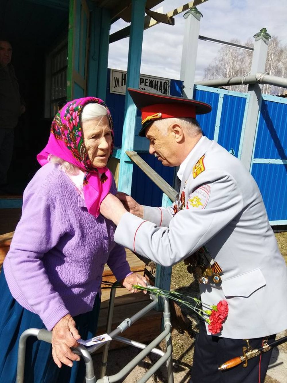 В деревне Толстихино живёт единственный ветеран Надежда Анатольевна Лысенко.