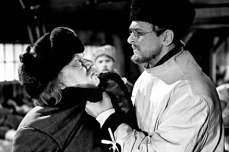 Кадр из фильма «Заре навстречу». Актер Юрий Яковлев в роли Петра Сапожкова. 1959 год.