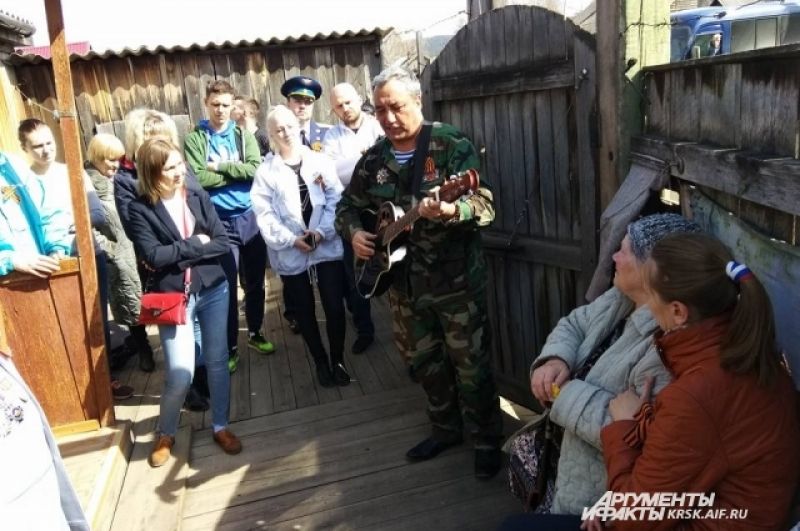 В гостях у жительницы блокадного Ленинграда.