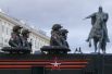 Репетиция парад Победы на Красной площади, Москва.