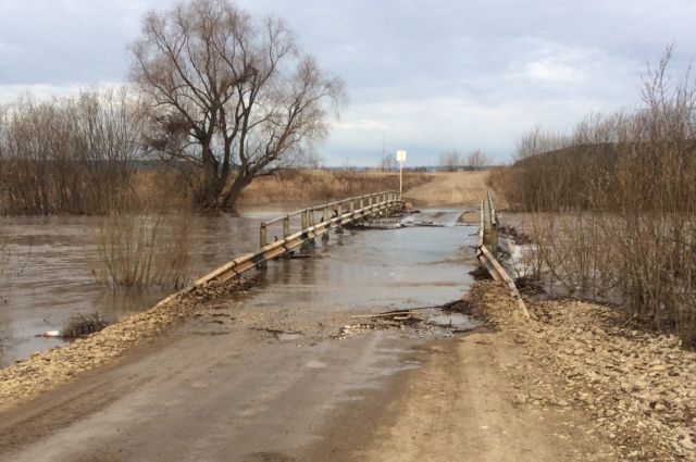Резкий подъем воды в реке Бабка произошёл 2 мая днём. 