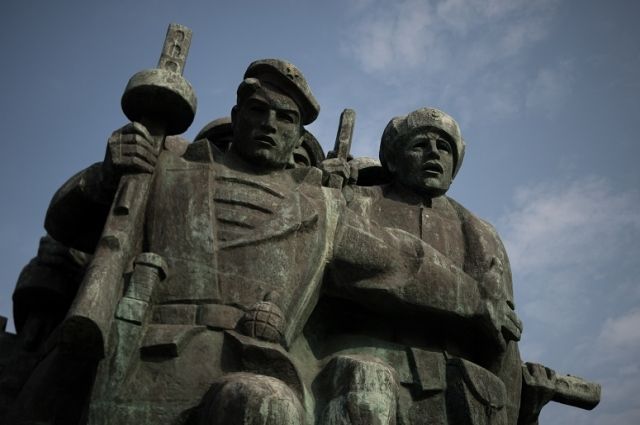 Памятник героям ВОВ 1941-1945 годов на территории мемориального комплекса «Малая Земля» в Новороссийске.